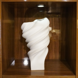 Vaso Squall Branco Fosco - Rosenthal