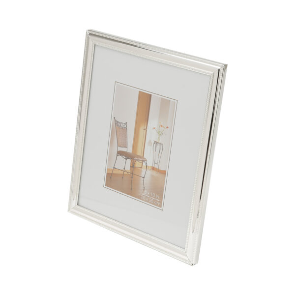 Porta-Retrato de Aço Friso Prata 13cm x 18cm -  Wolff - Image 2